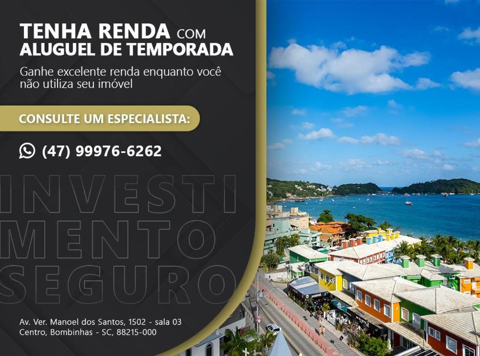 Varandas Do Atlantico - Confortavel Apartamento Em Condo Pe Na Areia Bombinhas Dış mekan fotoğraf